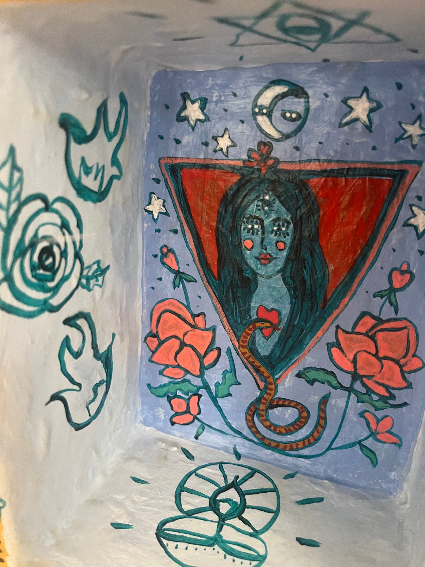 Mystical Portal Shrine — Handcrafted Goddess Altar