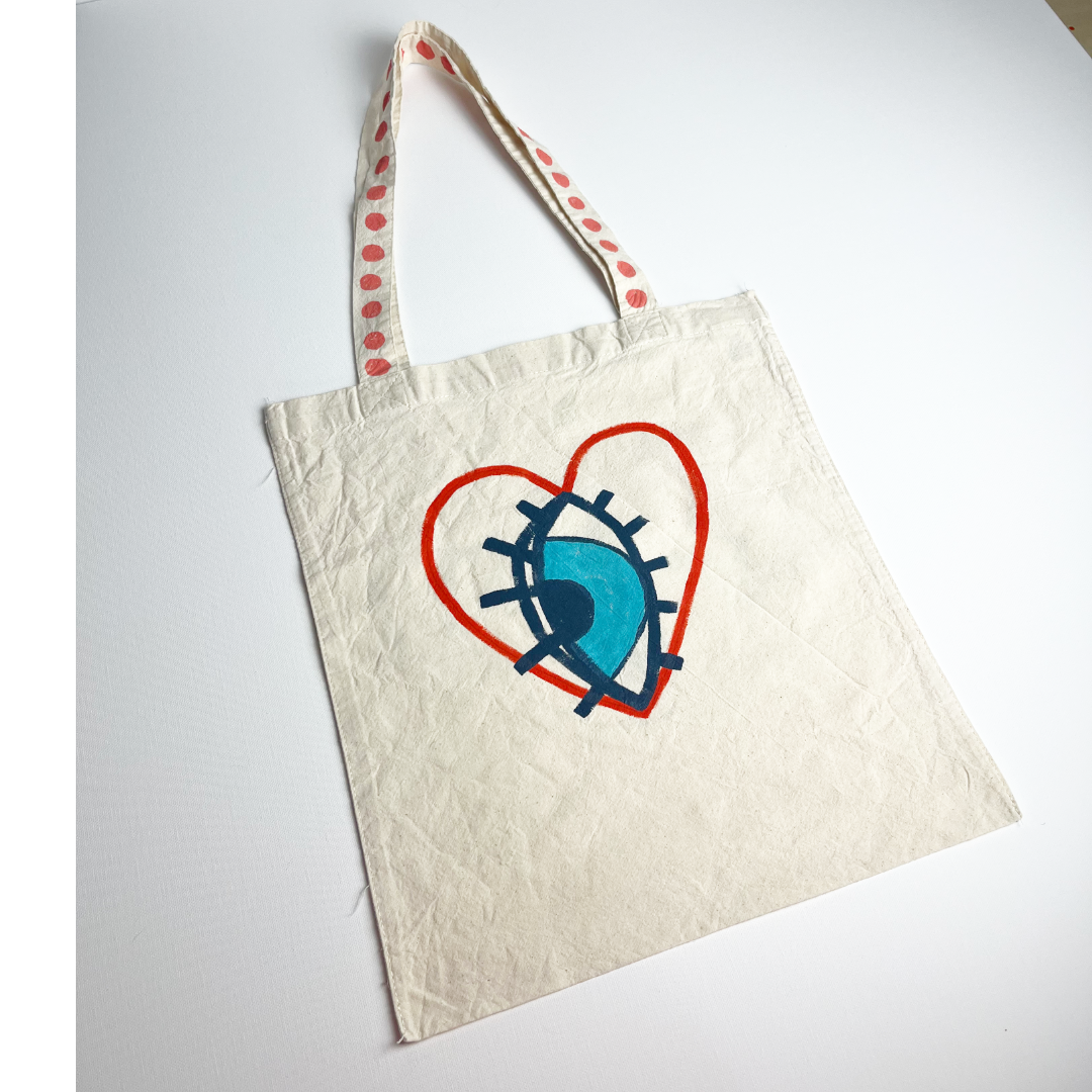 Hand-Painted Tote Bag – Mystic Koala Mamma