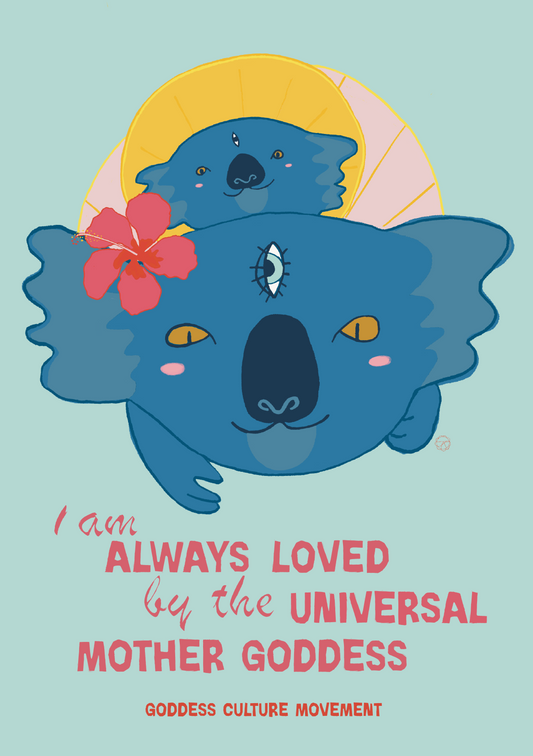 A3 Poster – Mystic Koala Mamma