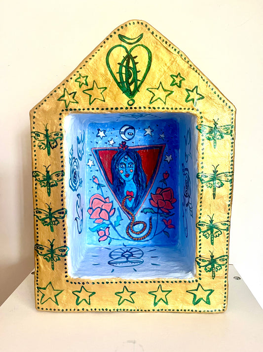 Mystical Portal Shrine — Handcrafted Goddess Altar
