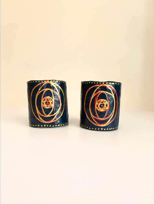 Parashakti Yantra Cuffs (Pair)