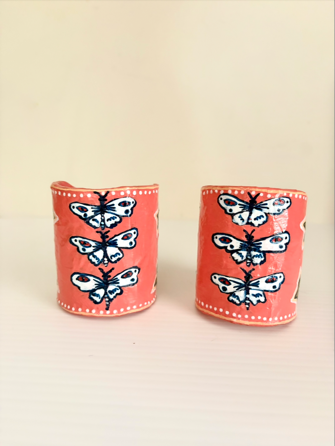 Devi Butterflies Goddess Cuffs (Pair)