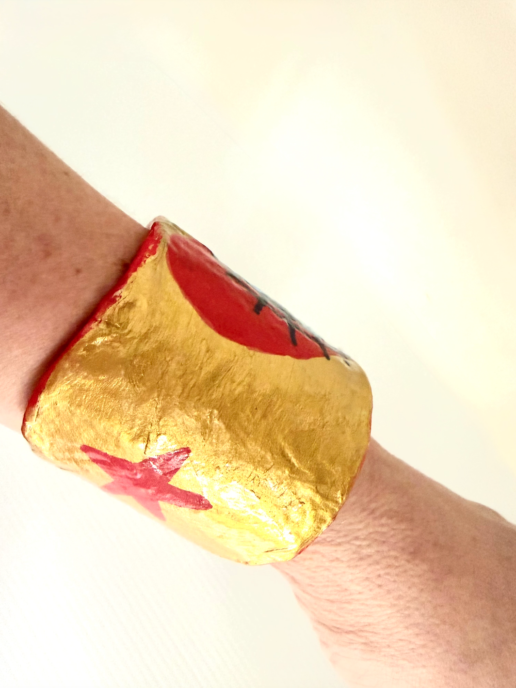 Eye of the Heart Cuffs (Gold Pair)