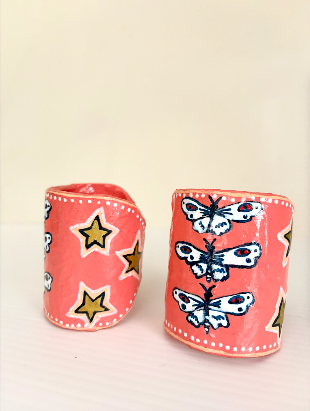 Devi Butterflies Goddess Cuffs (Pair)