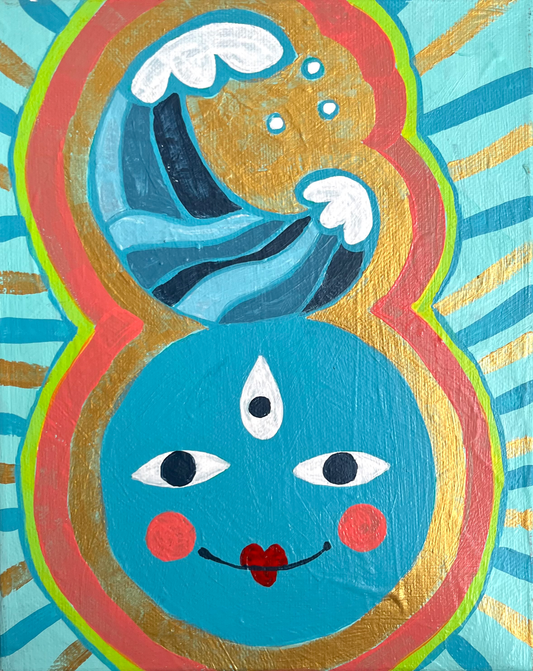 Blue Goddess is Mahadevi