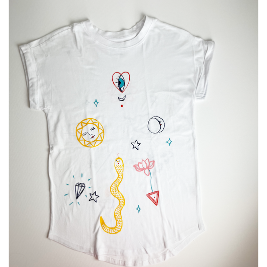 Hand-Painted  Heart T-Shirt